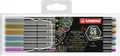 Premium-Faser-Metallic-Marker – STABILO Pen 68 metallic – 6er-Set