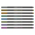 Weiteres Produktbild Premium-Faser-Metallic-Marker – STABILO Pen 68 metallic – 8er-Set in der Dose
