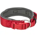 Weiteres Produktbild Halsband PREMIUM extra breit, rot/graphit L-XL: 53-62 cm/50 mm