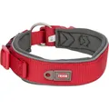 Weiteres Produktbild Halsband PREMIUM extra breit, rot/graphit XS-S: 27-35 cm/25 mm