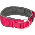 Halsband PREMIUM extra breit, Fuchsia/Graphit L: 46-55 cm/50 mm