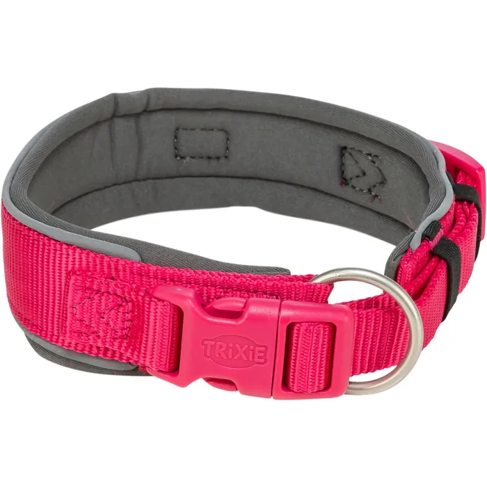 Hauptproduktbild PREMIUM obojek extra široký, fuchsia/grafit S-M: 33-42 cm/35 mm