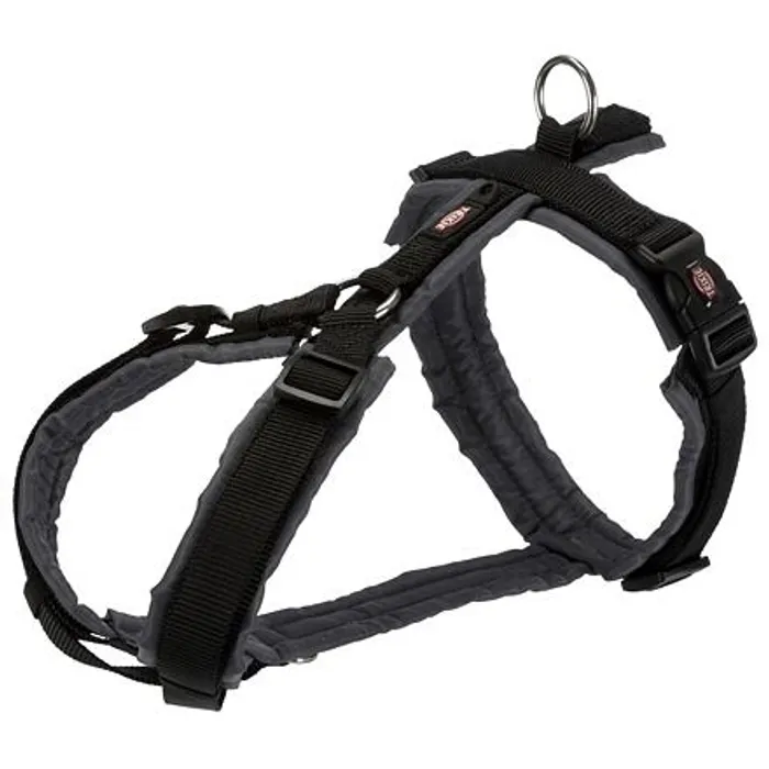 Hauptproduktbild PREMIUM trekingový postroj - černá/grafit S-M:hruď:44-53 cm/20 mm