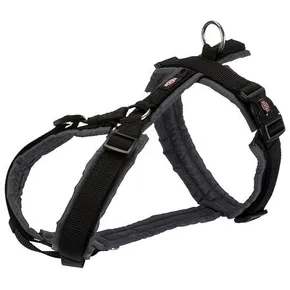 PREMIUM-Trekkinggurt – Schwarz/Graphit XL: Brustumfang: 80–97 cm/25 mm