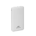 Powerbank-Ladegerät "VA2010", weiß, 2 Stück, USB, 10000 mAh, RIVACASE