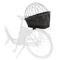 Weiteres Produktbild Weidentransportkorb für Fahrradheckträger-schwarz 35x49x55 cm (max. 8 kg)