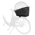Weiteres Produktbild Weidentransportkorb für Fahrradheckträger-schwarz 35x49x55 cm (max. 8 kg)