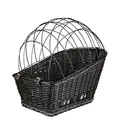 Weidentransportkorb für Fahrradheckträger-schwarz 35x49x55 cm (max. 8 kg)