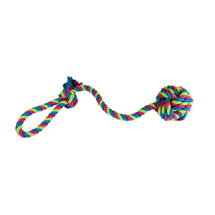 Hauptproduktbild Přetahovadlo HipHop bavlněný míč, červeno,modro,zelená 58cm, 300g