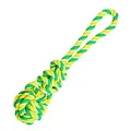 Weiteres Produktbild Schleppball mit HipHop-Knoten Baumwolle 23 cm / 90 g Limettengrün