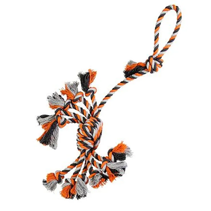 Hauptproduktbild Přetahovadlo SPIDER HipHop s 11 rameny 51 cm / 150 g šedá, tm.šedá, oranžová