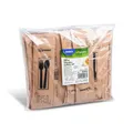 Besteckset (Holz FSC 100%) Gabel-Löffel+Serviette [50 Sets]