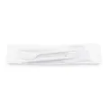 Weiteres Produktbild Besteckset (PP) wiederverwendbar Messer-Gabel-Löffel+Serviette weiß [250 Sets]