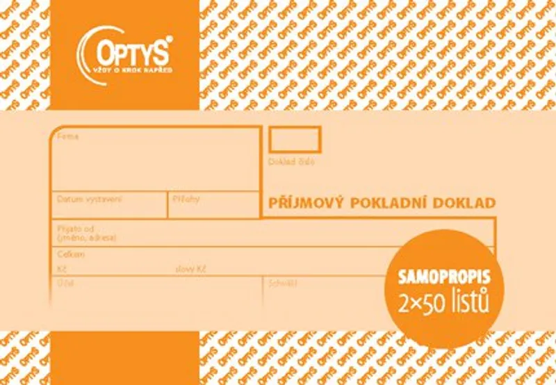 Hauptproduktbild Příjmový doklad A6, samopropisovací, 2 x 50 listů 1091