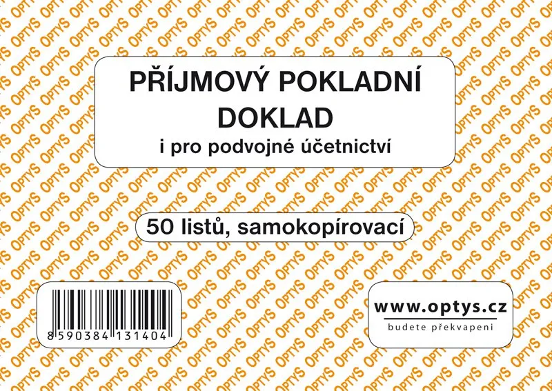 Hauptproduktbild Příjmový doklad A6, samopropisovací, 50 listů 1314