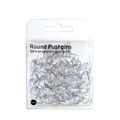 Weiteres Produktbild Stecknadeln, transparent, runder Kopf, 50 Stk