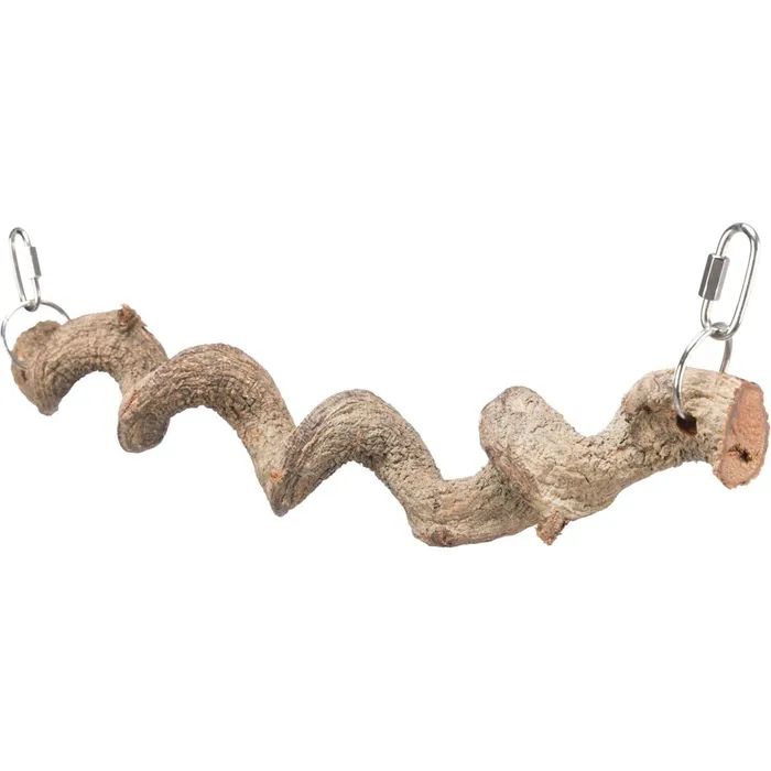 Hauptproduktbild Přírodní závěsné "cikcak" bidýlko, 36 cm/o 25 mm, dračí dřevo