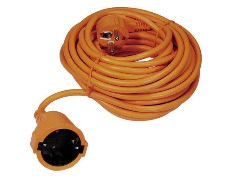 Hauptproduktbild Prolužovací kabel, 1 zásuvka, 20 m, žlutý