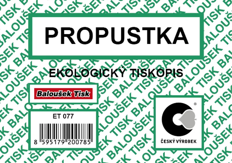 Hauptproduktbild Propustka A7 ET077