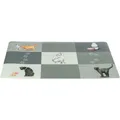 Tischset Patchwork Katze 44 x 28 cm grau