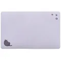 Tischset für Katzen, Fat Cat mit Pfoten, 44 x 28 cm, grau
