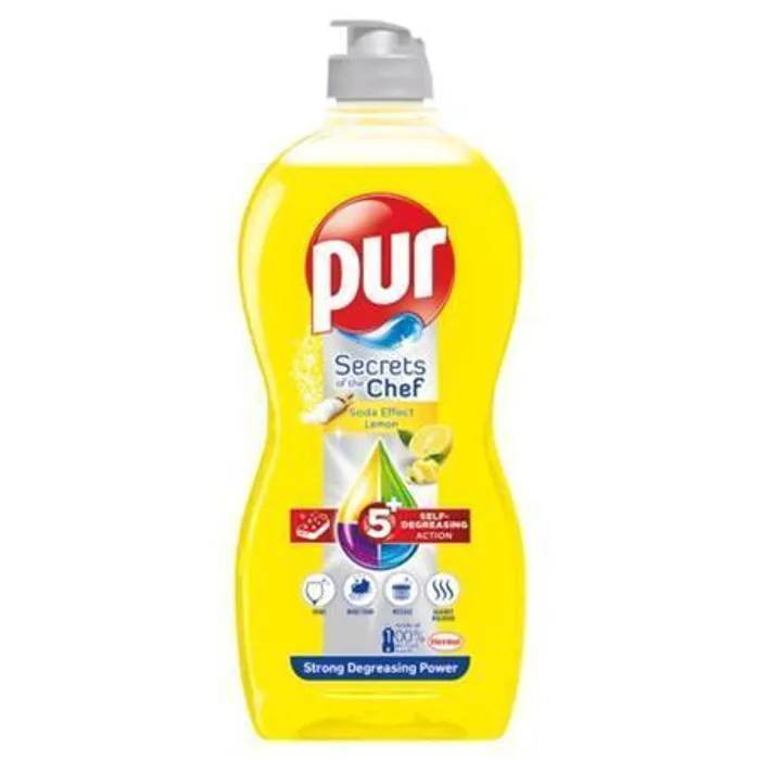 Hauptproduktbild Prostředek na mytí nádobí, 450 ml, PUR EXTRA, citrón