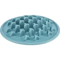 Anti-Schluckplatte Slow Feeding PILLARS, für langsames Füttern, TPE, ca. 35 cm, blau
