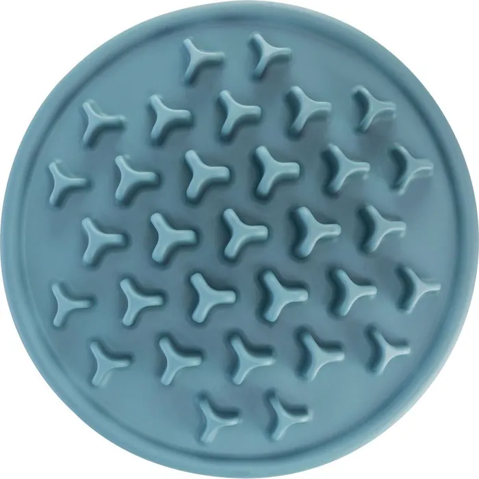 Hauptproduktbild Protihltací talíř Slow feeding PILLARS, k pomalému krmení, TPE, o 35 cm, modrá