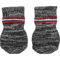 Weiteres Produktbild Rutschfeste graue Socken, 2 Stück für Hunde M-L: z.B. Australian Shepherd