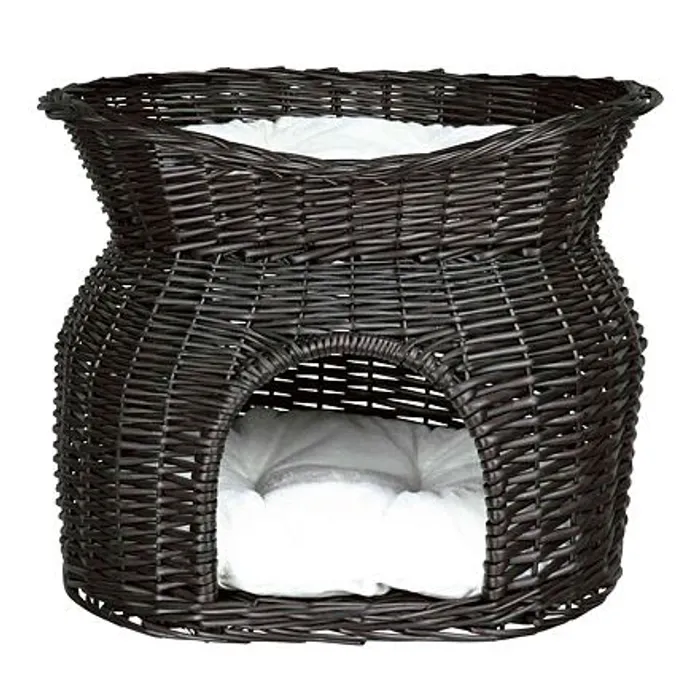 Hauptproduktbild Proutěná bouda s odpočívadlem černá 54x43x37cm TRIXIE