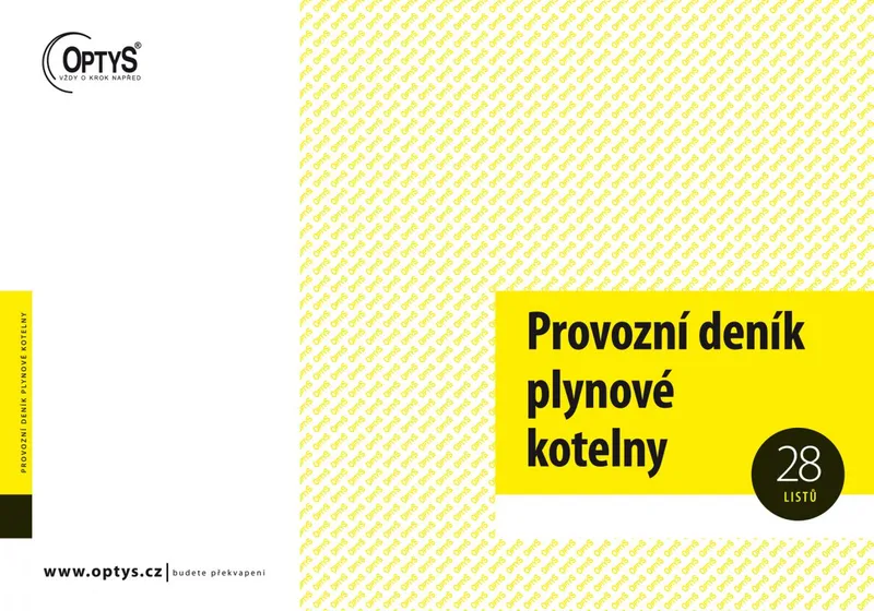 Hauptproduktbild Provozní deník plynové kotelny A4 1241