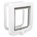 Weiteres Produktbild Durchgangstür für eine Katze, 2-Wege, 20x22cm, weiß