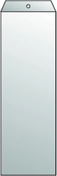 Hauptproduktbild Průhledný obal 112x326 mm skladové karty, 120mic. [100 ks]