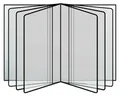 Transparente Abdeckung 80x115mm, Führerscheineinlage 300/140mic. [10 Stück]