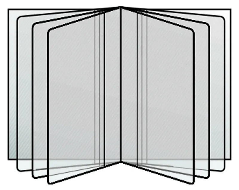 Hauptproduktbild Průhledný obal 80x115mm vložka do řidičáku 300/140mic. [10 ks]