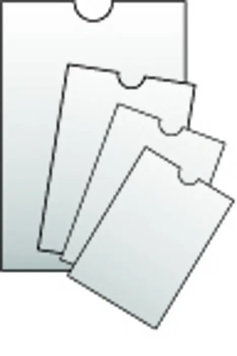 Hauptproduktbild Průhledný obal 86x111mm studentský průkaz, 120mic. [100 ks]