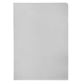 Klarsichthülle A4 „L“ PVC klar, 120mic. [100 Stück]