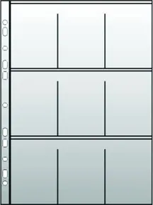 Transparente Abdeckung A4 PVC SPORT-Karte, 120 Mikrometer. [10 Stück]