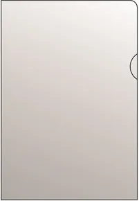 Klarsichthülle A5 - „L“ PVC klar, 120mic. [10 Stück]