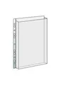 Weiteres Produktbild Transparente Abdeckung für Kataloge PP-Euroscharnier 180mic.240x310x20mm [10 Stück]