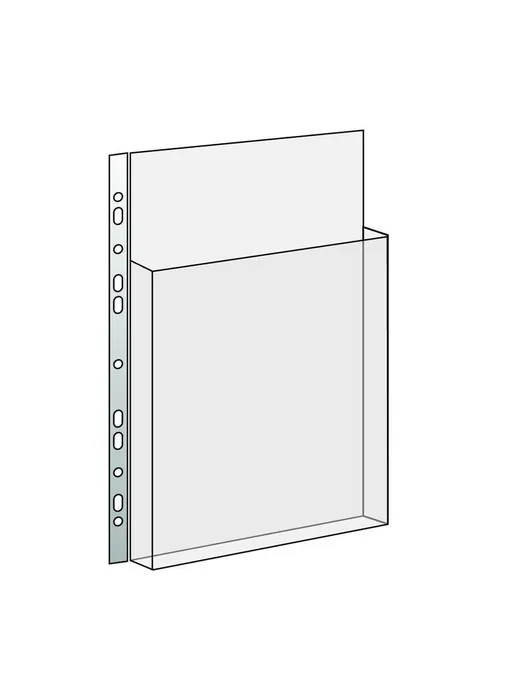 Hauptproduktbild Průhledný obal na katalogy PVC eurozávěs, kapsa do2/3 165mic. [10 ks]