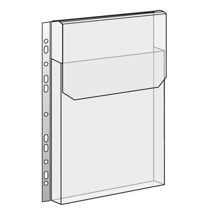 Hauptproduktbild Průhledný obal na katalogy PVC eurozávěs ,s klopou , 165mic. [10 ks]