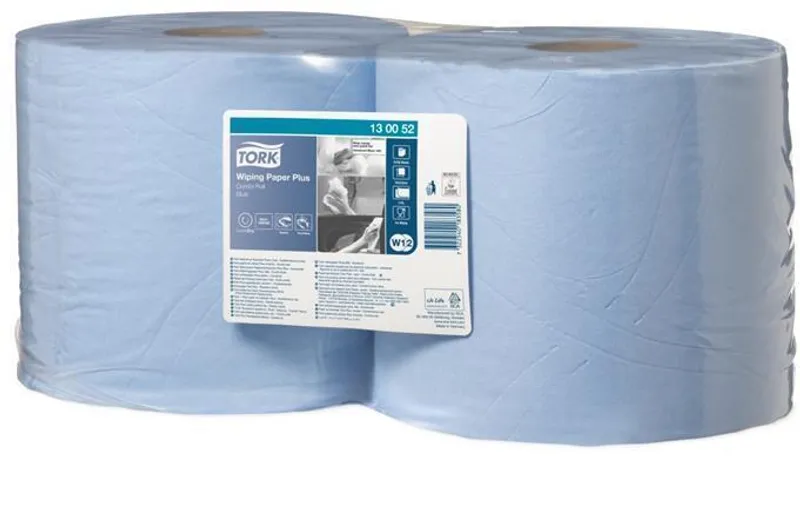 Hauptproduktbild Průmyslová papírová utěrka Tork 130052 Plus Advanced 420 malá role modrá [1 ks]