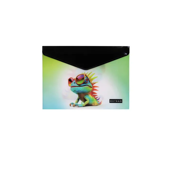 Hauptproduktbild Psaníčko s drukem A5 s tiskem crazy animals chameleon