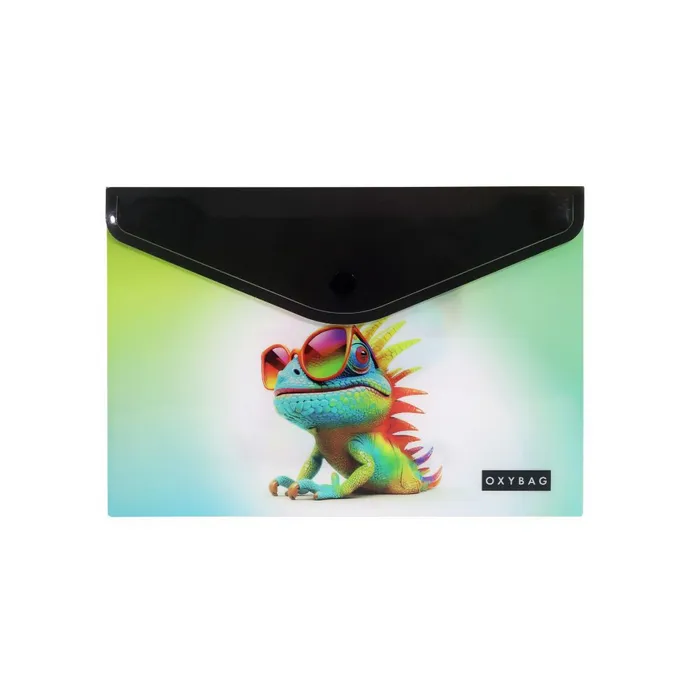 Hauptproduktbild Psaníčko s drukem A5 s tiskem crazy animals chameleon