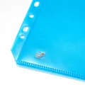 Mappe mit Reißverschluss A4 Euroscharnier blau