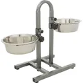 Weiteres Produktbild Hundebar – verstellbare Napfhöhe, 2 x 2,8 l/24 cm Napf