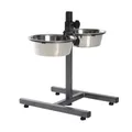 Weiteres Produktbild Hundebar, Höhe 40 cm, 2 Näpfe 1,8 l/21 cm