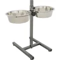 Weiteres Produktbild Hundebar, Höhe 50 cm, 2 Näpfe 2,8 l/24 cm