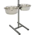 Hundebar, Höhe 60 cm, 2 Näpfe 4,5 l/28 cm